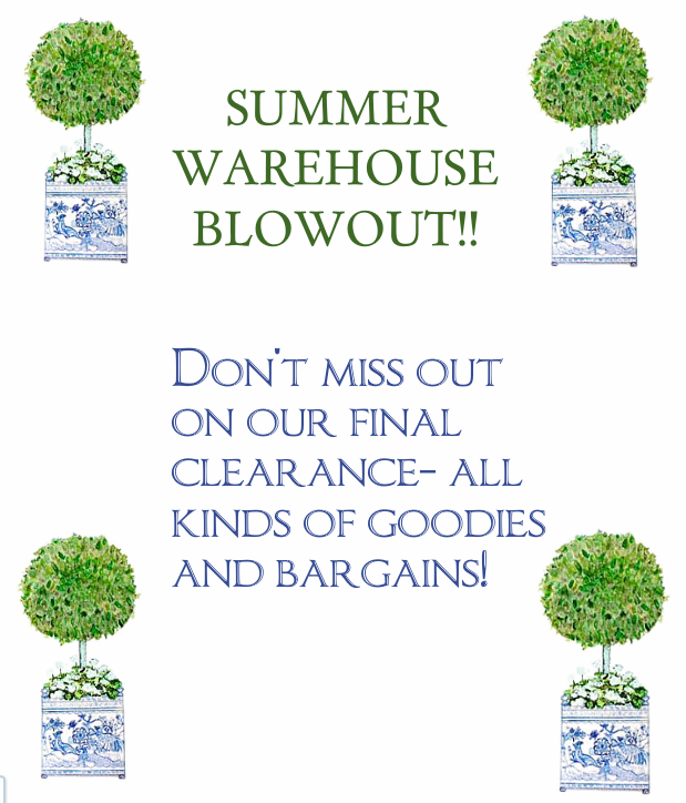 Warehouse blowout take 3!