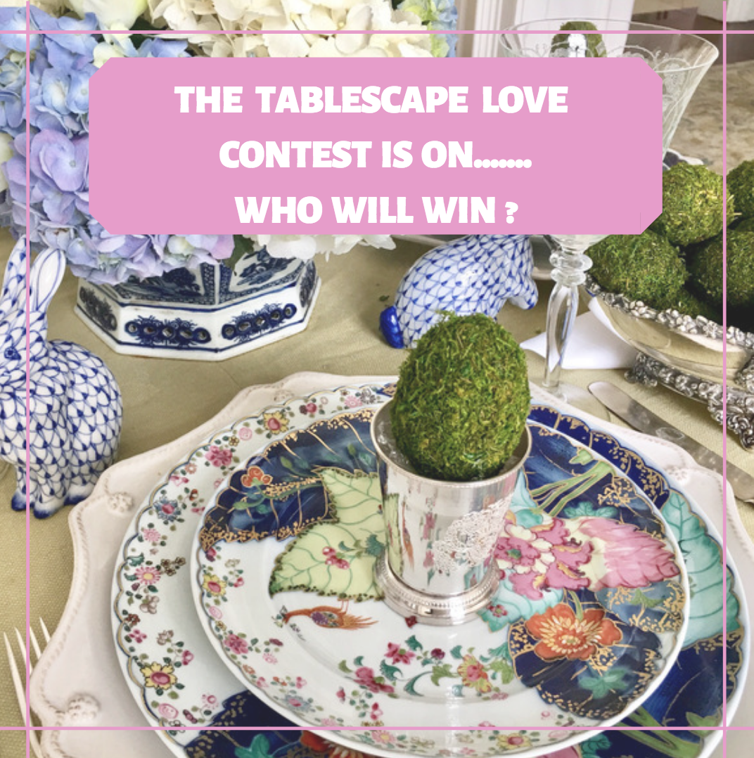 Our Tablescape Love contest round 2 is on!