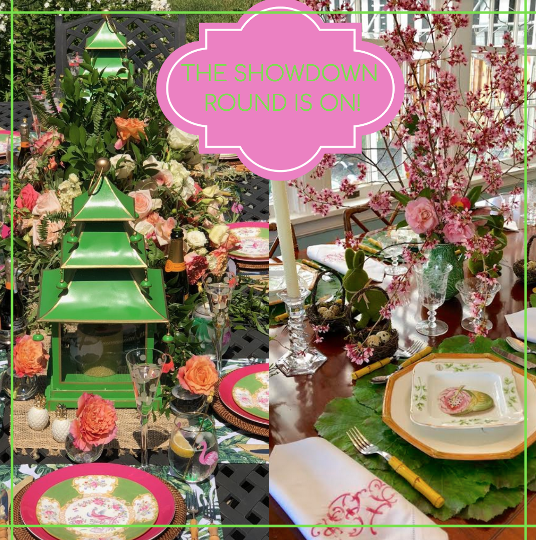 The showdown round is on for Tablescape Love!