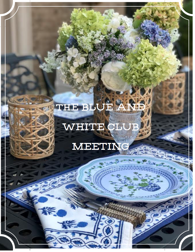 The blue and white club meeting is on and a special offer!