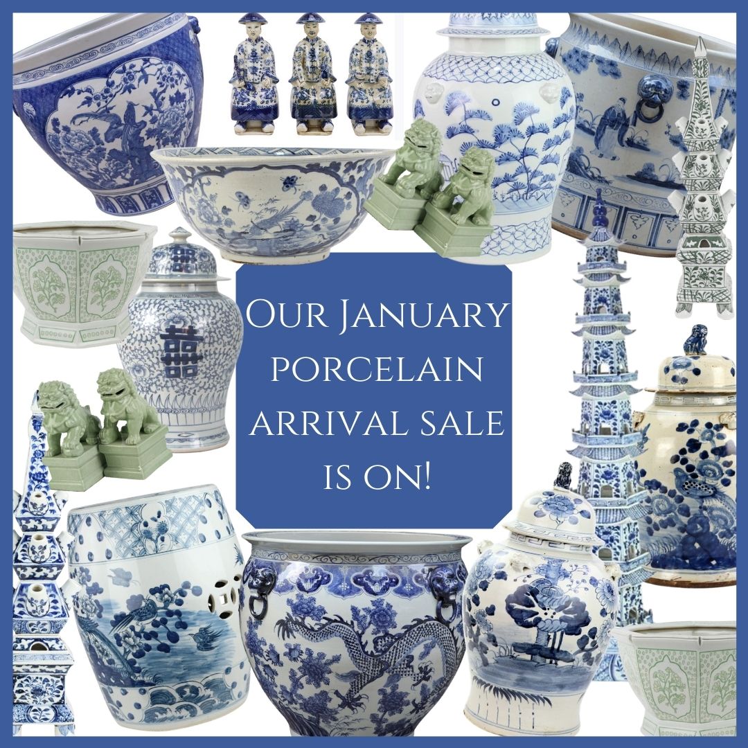 Our Jan porcelain arrival sale is on and a giveaway!