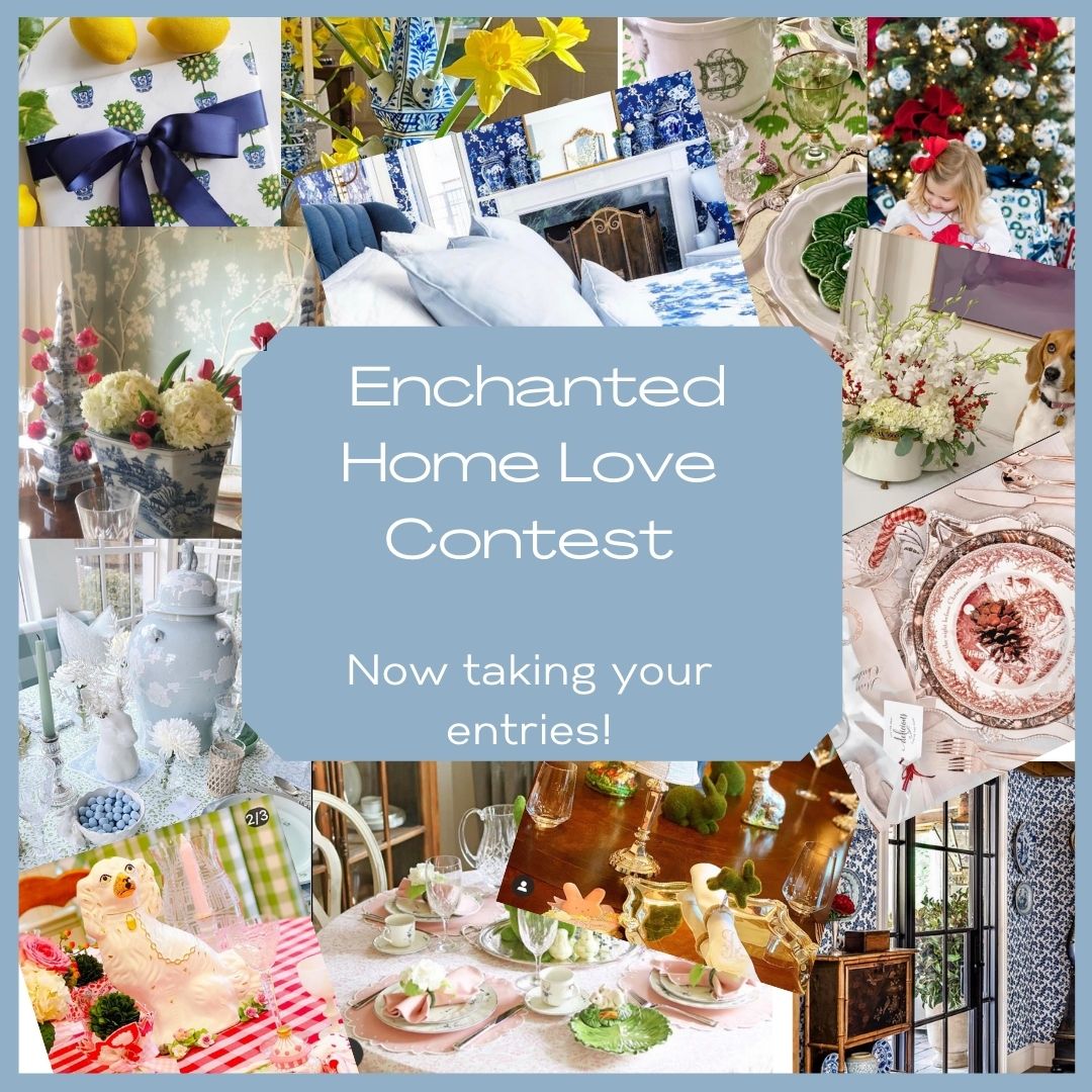 Now taking your entries for our new contest,  Enchanted Home Love