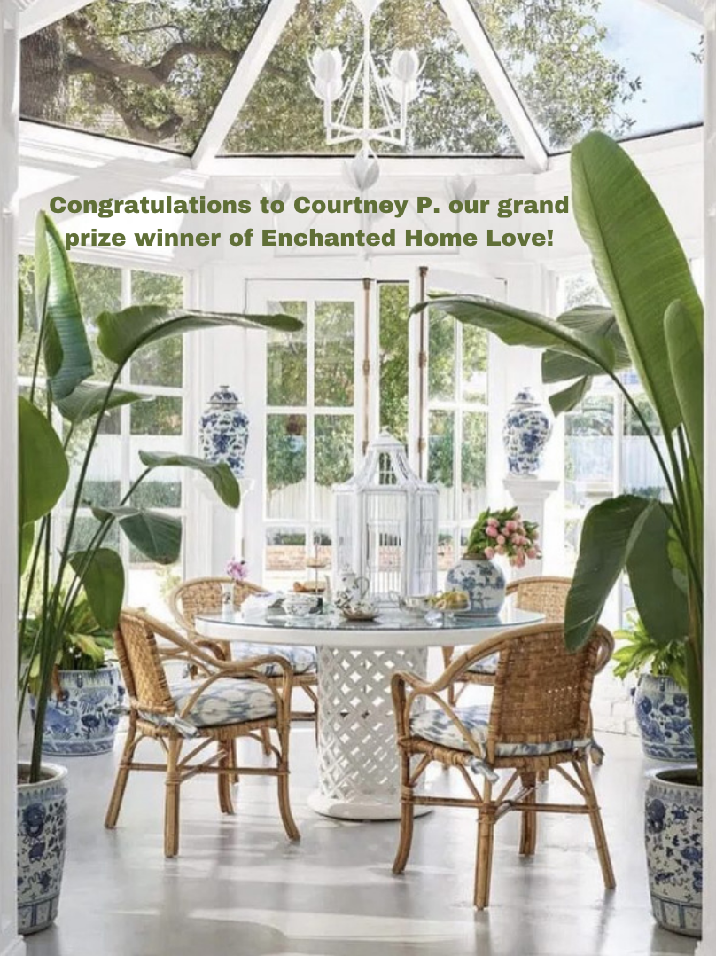 We have a winner of Enchanted Home Love!