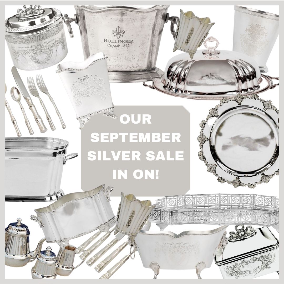 Our long awaited September silver sale is on and a giveaway!