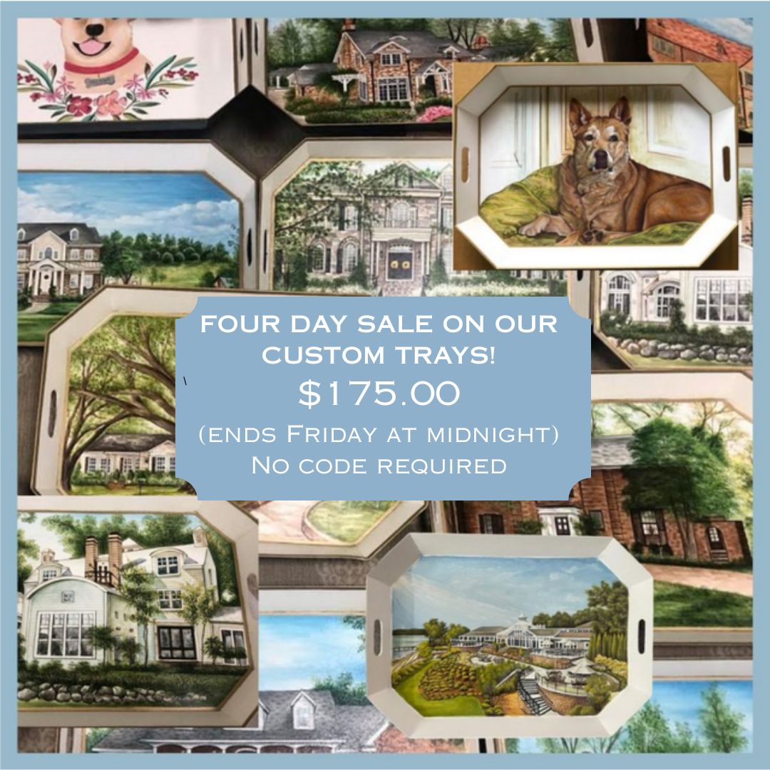 A special offer on our custom house/pet trays!