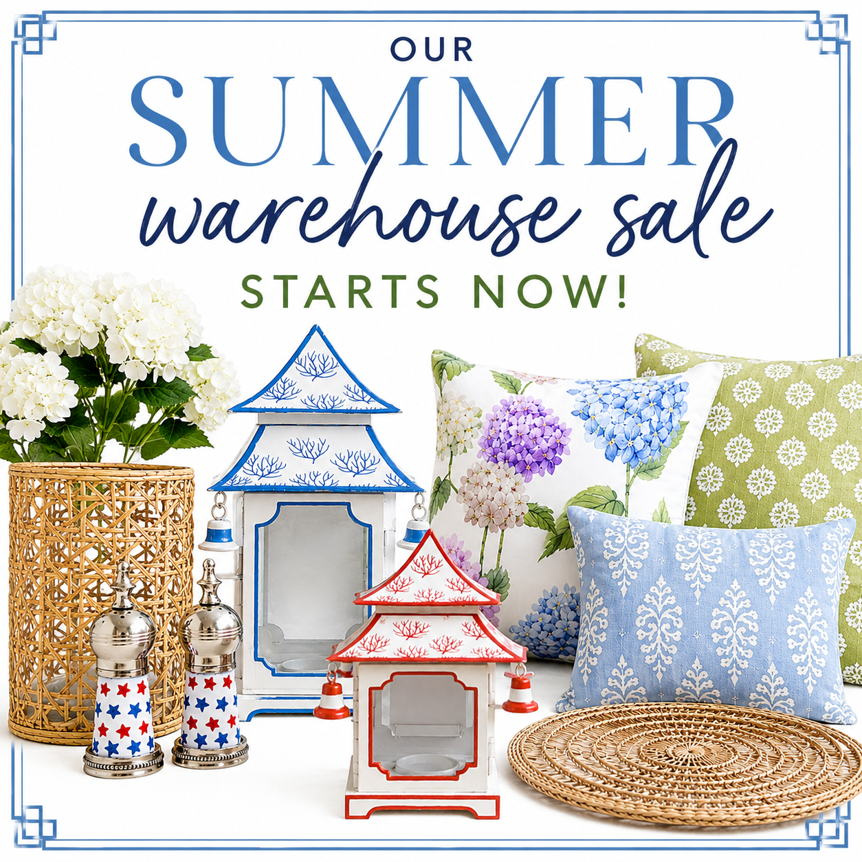 Our epic summer warehouse sale starts now!